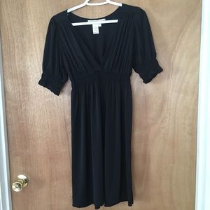Small black Studio M dress with cinched waist&arms